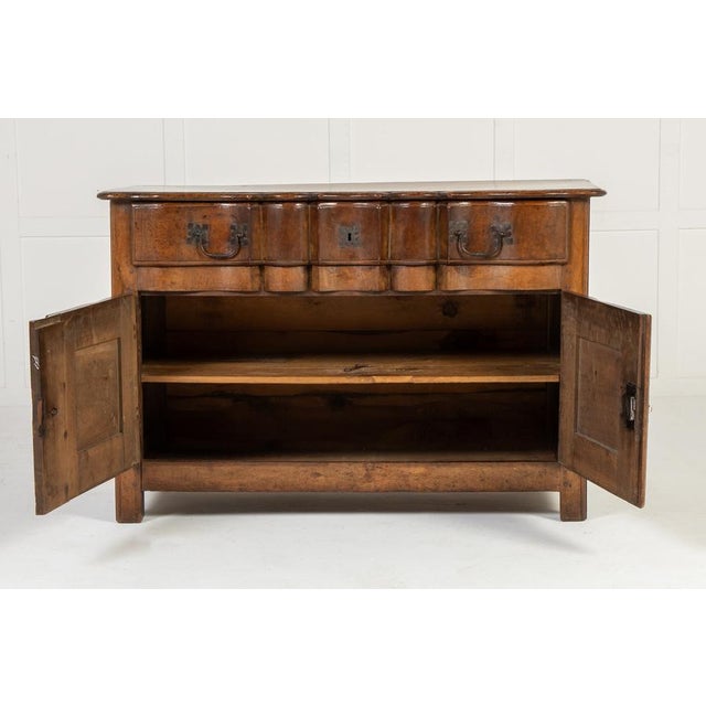 Antique French Walnut Buffet, 1700s For Sale - Image 4 of 10