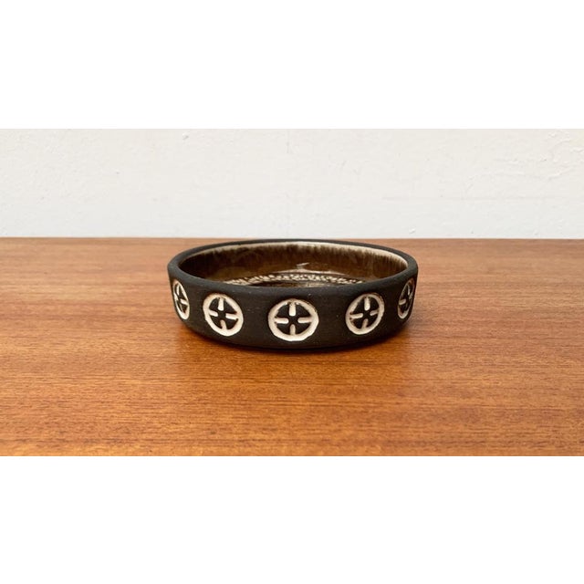 Ceramic Mid-Century Danish Studio Pottery Bowl from Frank Keramik, 1960s For Sale - Image 7 of 14