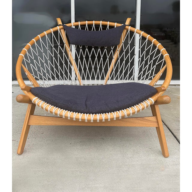 Wood Modern Pp130 Teak Circle Chair, Hans J. Wagner, Pp Møbler For Sale - Image 7 of 11