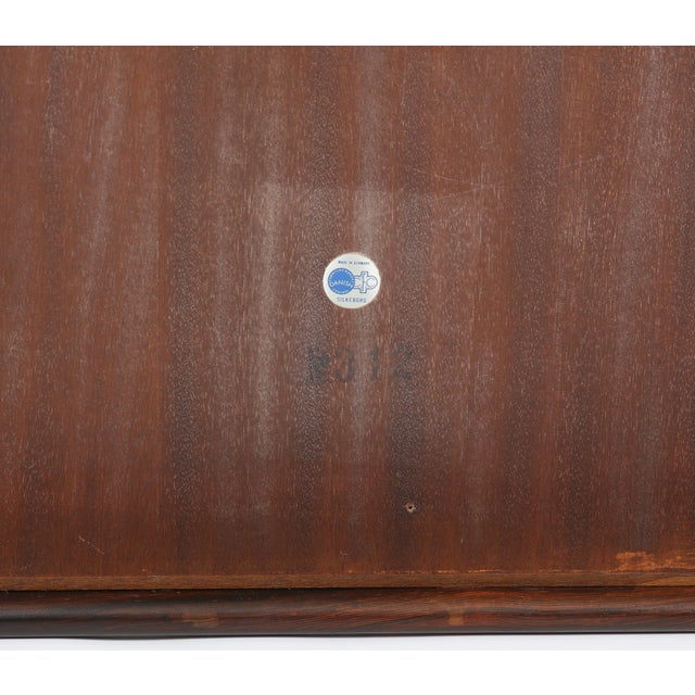 Vintage 1960 Danish Square Rosewood Coffee or Corner Table by Cf Christensen For Sale - Image 12 of 12