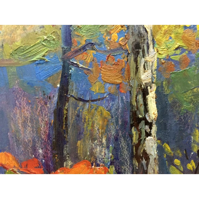 *** ABOUT THIS PAINTING *** * TITLE: "Forest landscape" * ARTISTS: Gantman Moisey Faibovich * SIZE: 50x39 cm/'19.68x15.35...