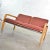 Wood Vintage Modern Oak Bentwood and Chrome Two-Seat Settee or Bench Thonet Attributed For Sale - Image 7 of 13