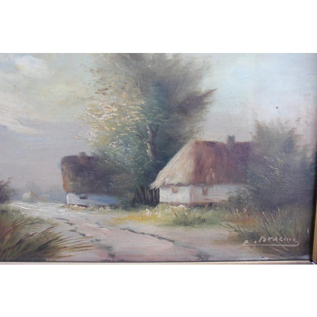Original Framed & Signed Landscape Oil Paintings, Set of 2 For Sale - Image 4 of 10