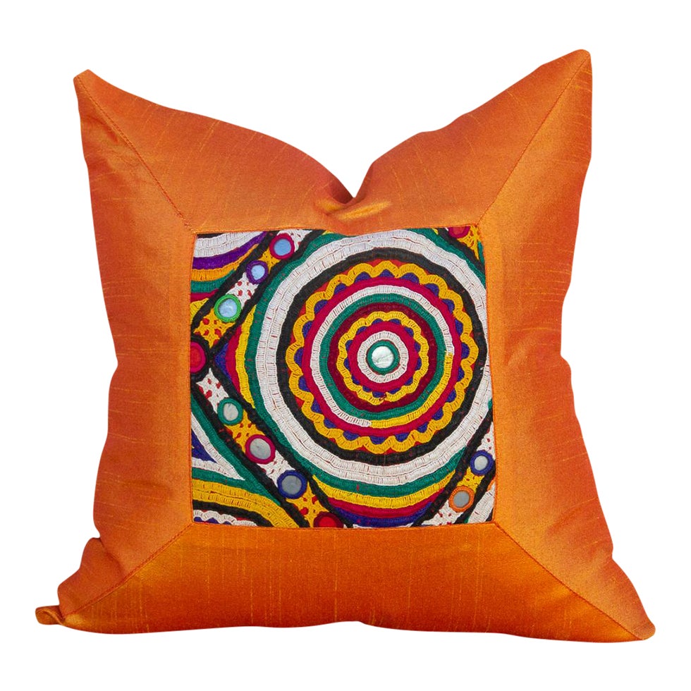 Mahek Indian Silk Decorative Pillow Cover Chairish