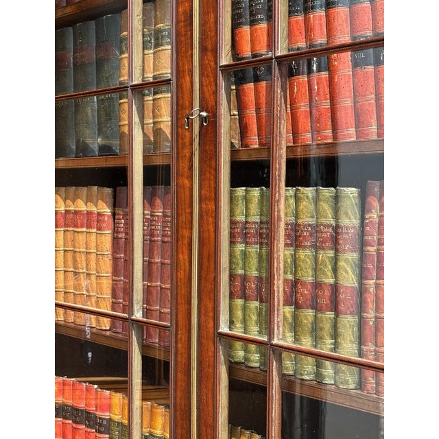 Antique George III Tall Mahogany Bookcase, 1780 For Sale - Image 14 of 16