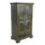 Wooden Cabinet with Green and Blue Patina For Sale - Image 3 of 8