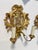 Rococo French Rococo Giltwood Armorial Two-Light Wall Sconces, 19th Century For Sale - Image 3 of 9