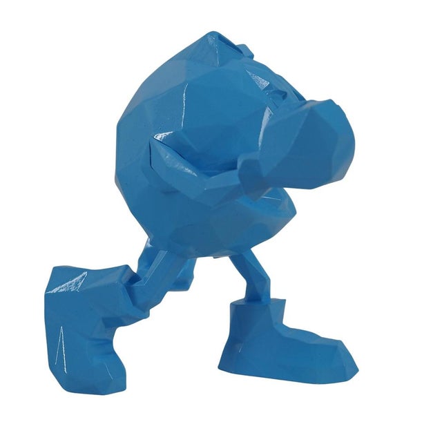 Contemporary Mini Blue Resin Pac Man from Richard Orlinski For Sale - Image 3 of 7