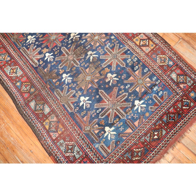 Zabihi Collection Tribal Persian Kurd Rug For Sale - Image 9 of 9