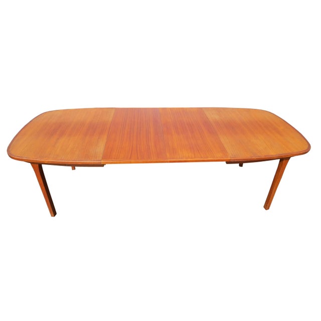 Mid-Century Modern 1960s Danish Modern Niels Moller Expandable Teak Dining Table by Gudme Møbelfabrik For Sale - Image 3 of 12