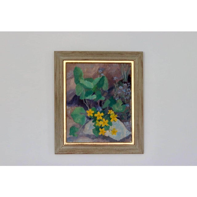 Gösta Gustavson, Bloomer, 1960s, Oil on Panel, Framed For Sale - Image 16 of 16