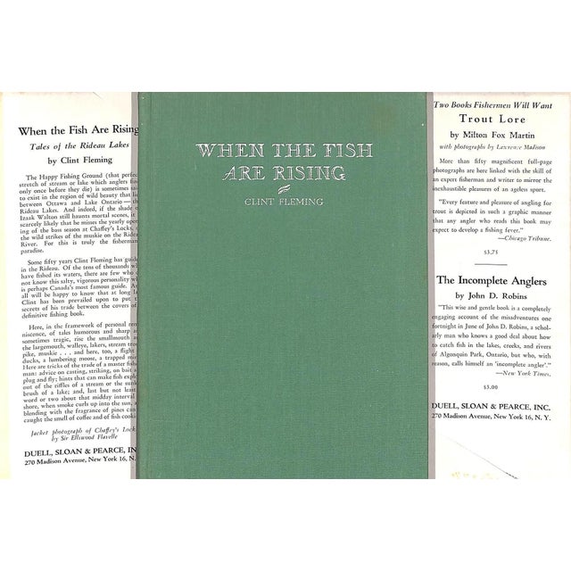 FLEMING, Clint [105] pp. Duell, Sloan and Pearce 1947 8 5/8" x 6" The Rideau Lakes area lies between Ottawa and Lake...