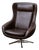 1970s Attributed to h.w. Klein for Bramin Leather Lounge Chair For Sale