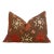 Bathinda Star, Antique Phulkari Lumbar Pillow Cover For Sale