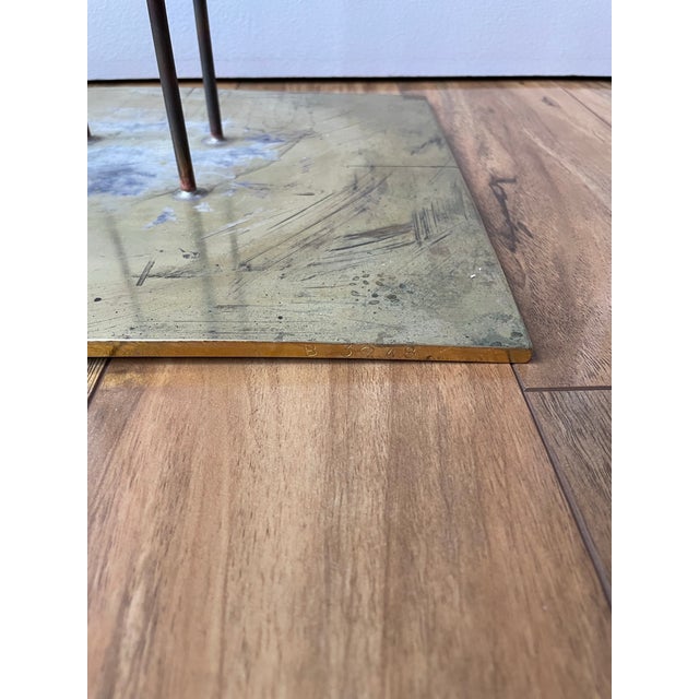 Val Bertoia Modern Four-Rod Bronze Sonambient Sculpture by Val Bertoia For Sale - Image 4 of 5