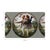 Rustic Woodland Hunting Dog Vegan Leather Rectangle Pebble Placemat, Set of 4 For Sale - Image 3 of 5