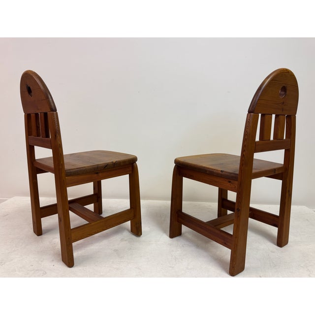 Vintage Pine Dining Chairs from Wasa Möbel, 1980s, Set of 9 For Sale - Image 14 of 18