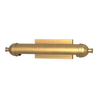 Regina Andrew Devon Steel Picture Light, Small, Natural Brass For Sale