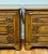 Pair of Karges French Regency Mahogany Nightstands With Pull-Out Slides | 3-Drawer Bedside Chests For Sale - Image 9 of 11