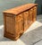 Vintage Carved Knotty Pine Credenza For Sale - Image 10 of 12
