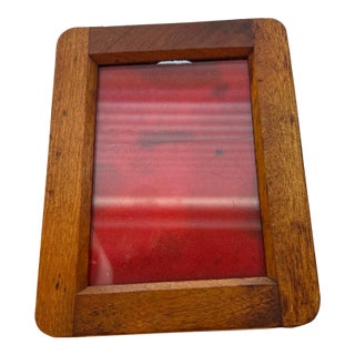 Antique Antique Wooden Photo Contact Printing Frame Split Back 1800s/1900s Darkroom For Sale