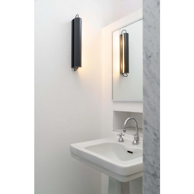 Charlotte Perriand 'Applique Cylindrique Longue' Wall Lamp in White For Sale In Los Angeles - Image 6 of 13