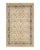 Ivory Mogul, One-of-a-Kind Hand-Knotted Area Rug in Ivory, 4' 8" x 7' 3" For Sale - Image 8 of 8
