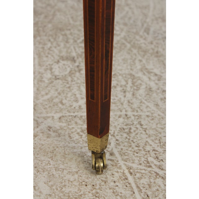 Pair of Baker Mahogany Pembroke Drop Side Tables For Sale - Image 13 of 15