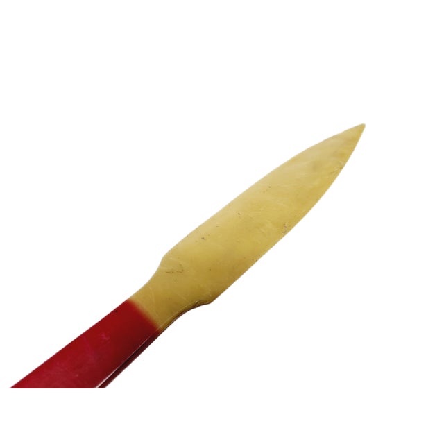 Vintage Bakelite Letters Knife, Poland, 1960s For Sale - Image 4 of 6
