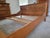 Wood Antique Quarter-Sawn Tiger Oak Full Bed With Carved Floral Crest, c.1905 For Sale - Image 7 of 10