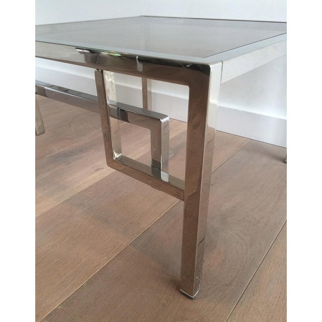 Metal Design Chrome Side Tables, circa 1970 - A Pair For Sale - Image 7 of 10