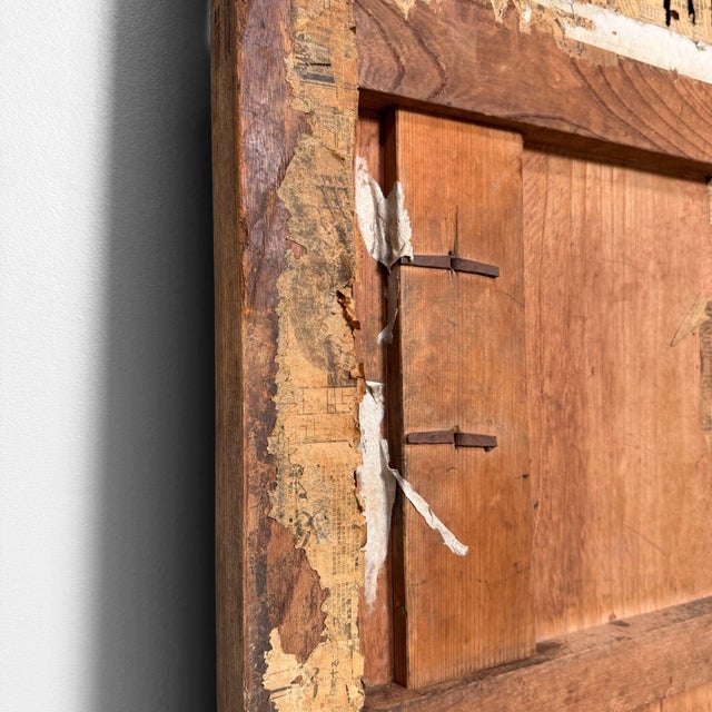 Antique Japanese Wooden Rolling Door, 1890s For Sale - Image 17 of 18