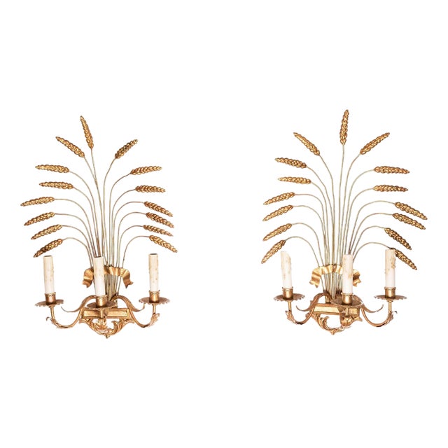 Pair of 20th Century French Sconces - Inspired By Coco Chanel For Sale