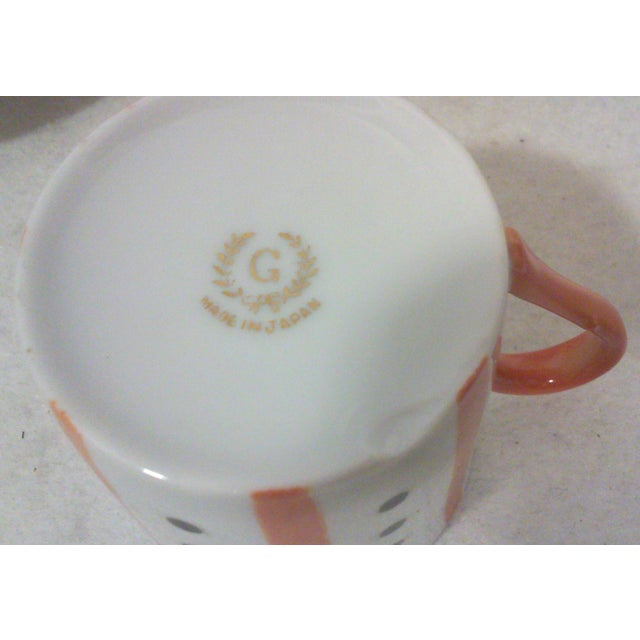 Japanese Modernist Demitasse Coffee Service for Four For Sale - Image 4 of 5
