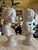 Ceramic Set of 2 Japanese Made, Hand Painted Porcelain Mini Busts For Sale - Image 7 of 12