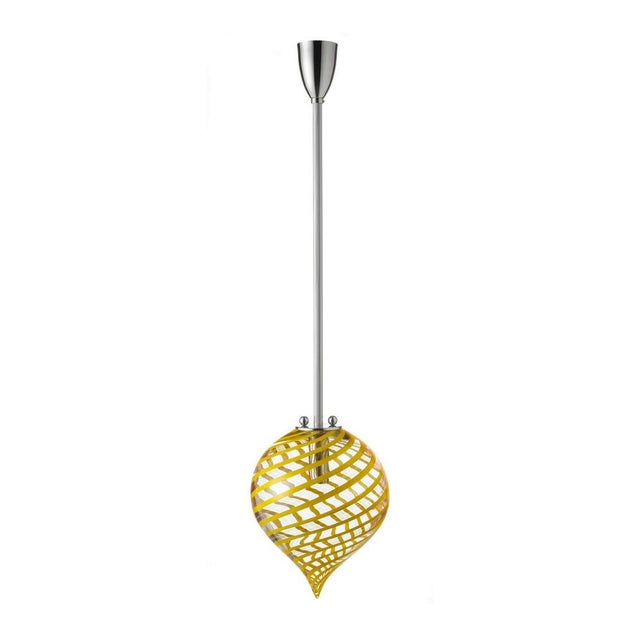 Gold Canne Balloon Pendant Light by Magic Circus Editions, Set of 3 For Sale - Image 8 of 14