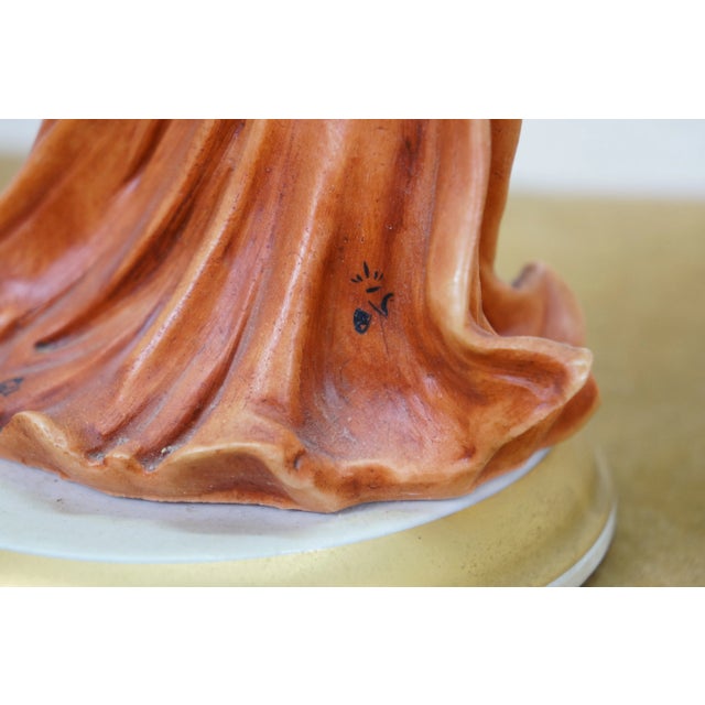 Giuseppe Armani Italian Gypsy Dancer Tambourine Figurine 14" For Sale - Image 14 of 14