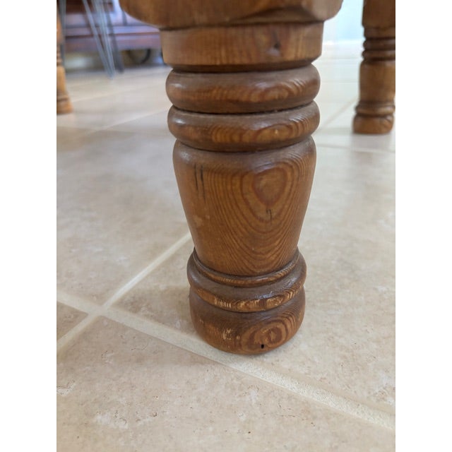 19th Century Antique Pine Coffee Table For Sale - Image 4 of 11