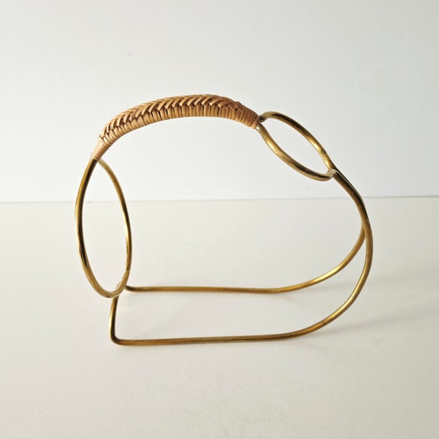 Bottle Holder in the style of Carl Auböck, Austria, 1950s For Sale - Image 11 of 18