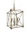 Contemporary Large Open Framed Cage-Style Six-Light Pendant Chandelier For Sale - Image 3 of 10