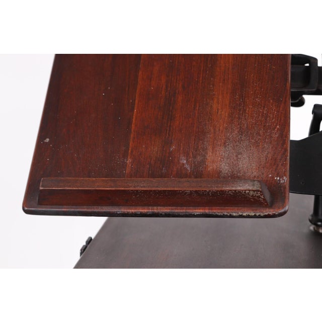 Early 20th Century Victorian Style Library Bookstand With a Revolving Shelf For Sale - Image 4 of 12