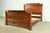 Ethan Allen French Louis Philippe Burl Wood Queen Size Bed For Sale - Image 12 of 12
