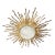Mid-Century Modern Late 20th Century Claude Boeltz Exploded Bronze & 24-Karat Gold Sunburst Flush Mount For Sale - Image 3 of 3