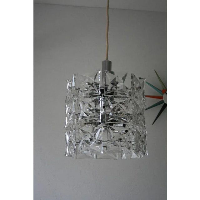 Crystal Ceiling Light from Kinkeldey, 1970s For Sale - Image 6 of 13