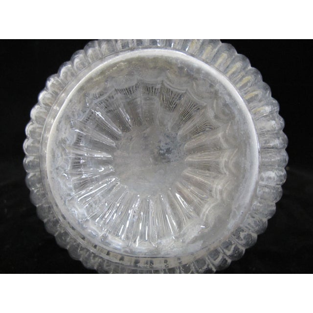 Early 19th Century Antique Victorian Blown Glass Liquor or Water Decanter Hot Air Balloon Bottle For Sale - Image 5 of 9