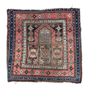 Antique Prayer Rug from the Caucus Mountains 3 x 4 ish