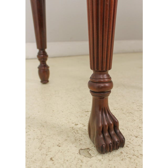 Kindel Irish Georgian Mahogany Paw Foot Sideboard For Sale - Image 10 of 13