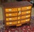 Traditional 1990s Henkel Harris Mahogany & Flame Birch Inlaid Rogers Bowfront Dresser Chest For Sale - Image 3 of 17