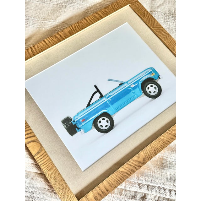 2020s Leslee Mitchell Matchbox Car Framed Print Set of 6 For Sale - Image 5 of 6