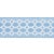 Schumacher Sample - Schumacher Lattice Tape in Chambray For Sale - Image 4 of 4